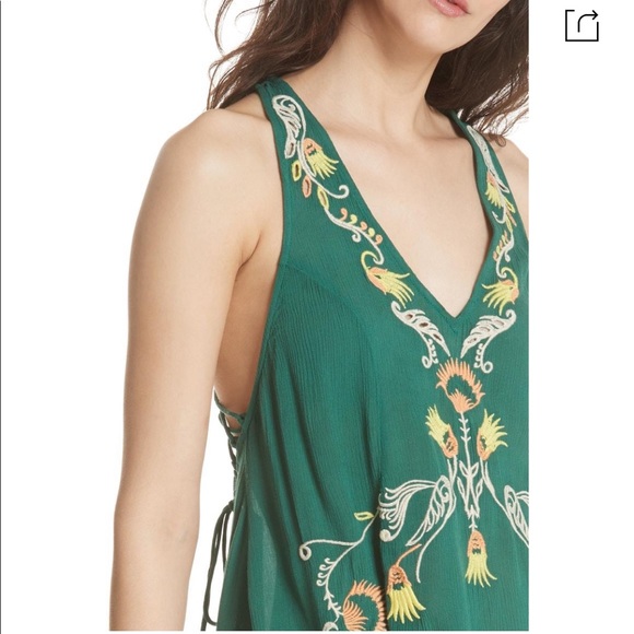 Free People Adelaide Festival Slip Dress in Rose/Blush Combo - Picture 13 of 16